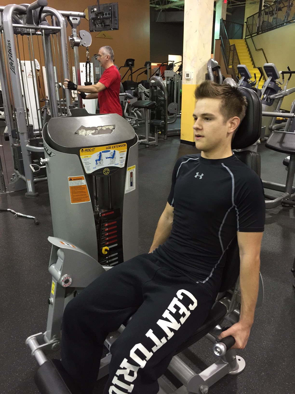 Josh G Working out (2)